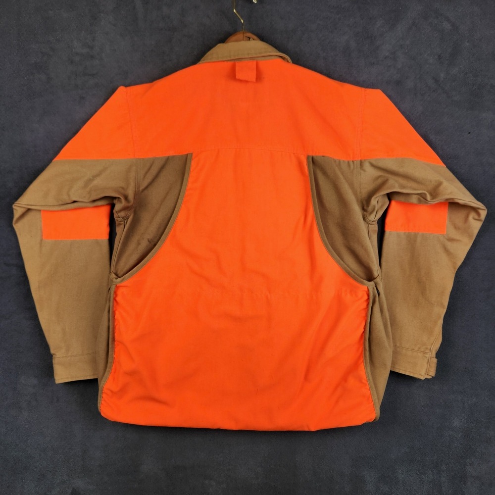 Gamehide Brush Breaker Jacket Mens Large Orange Tan Heavy‎ Duty Canvas Hunting - Picture 3 of 12